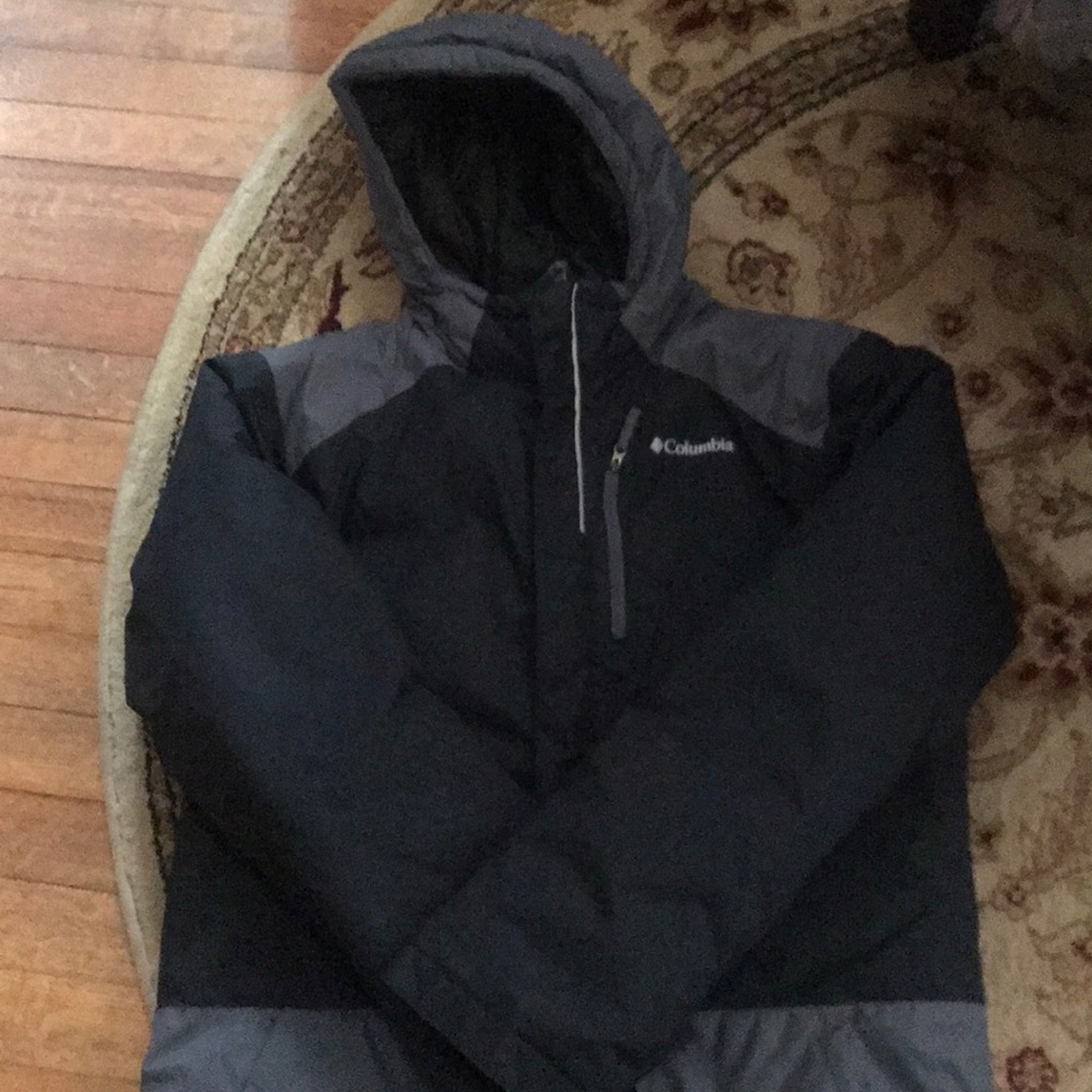 Boys winter Colombia coat,black and gray